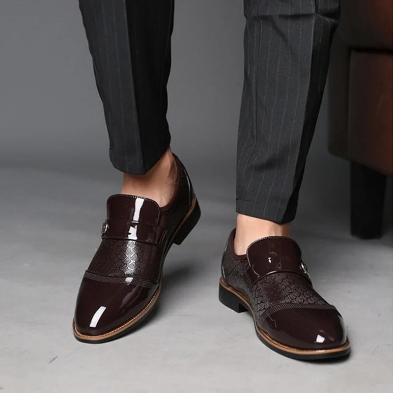 Mocasines Formales Negros Italianos – Elegantes, Estilizados y Perfectos para Bodas o Negocios