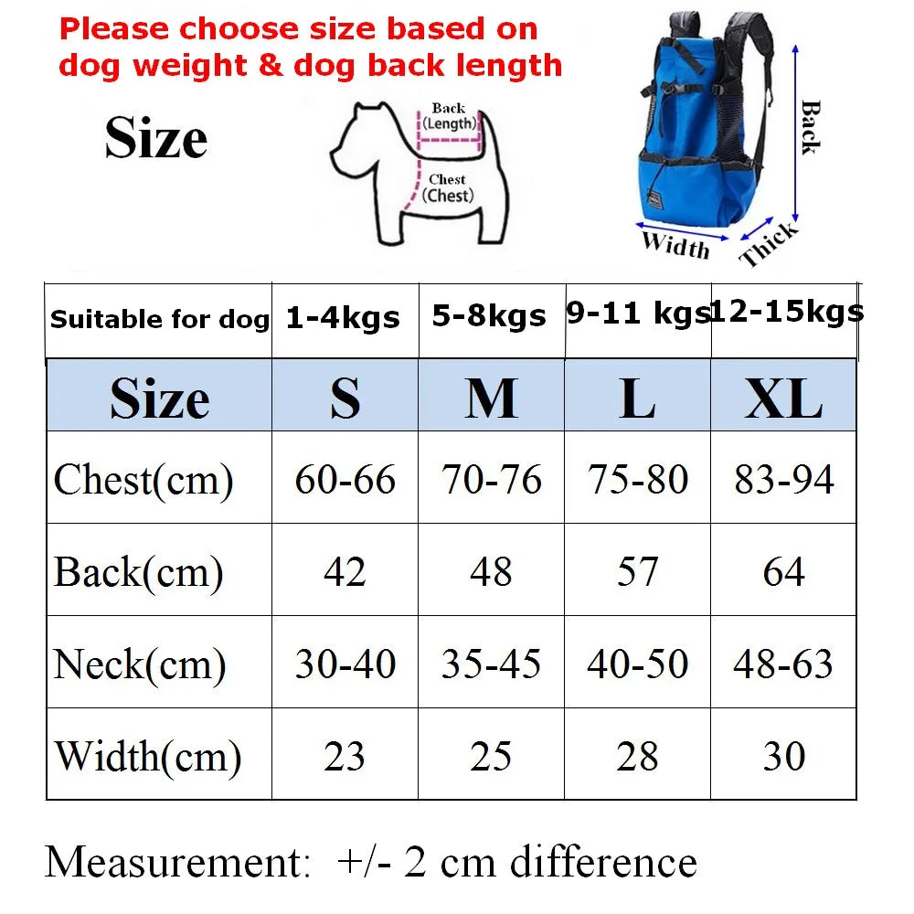 Mochila de transporte para perros, senderismo, viajes al aire libre, transpirable, para bicicleta, motocicleta, deporte al aire libre, bolsa de malla, envío directo
