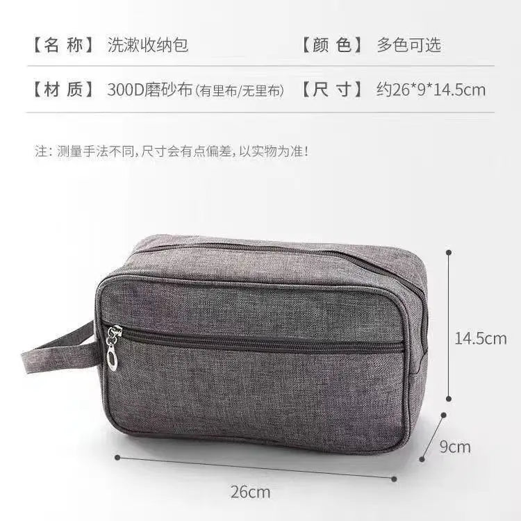 Travel Business Organizer Men's Wash Bags Female Beautician Makeup Bags Women's Striped Cosmetic Bag Toiletry Storage Bag