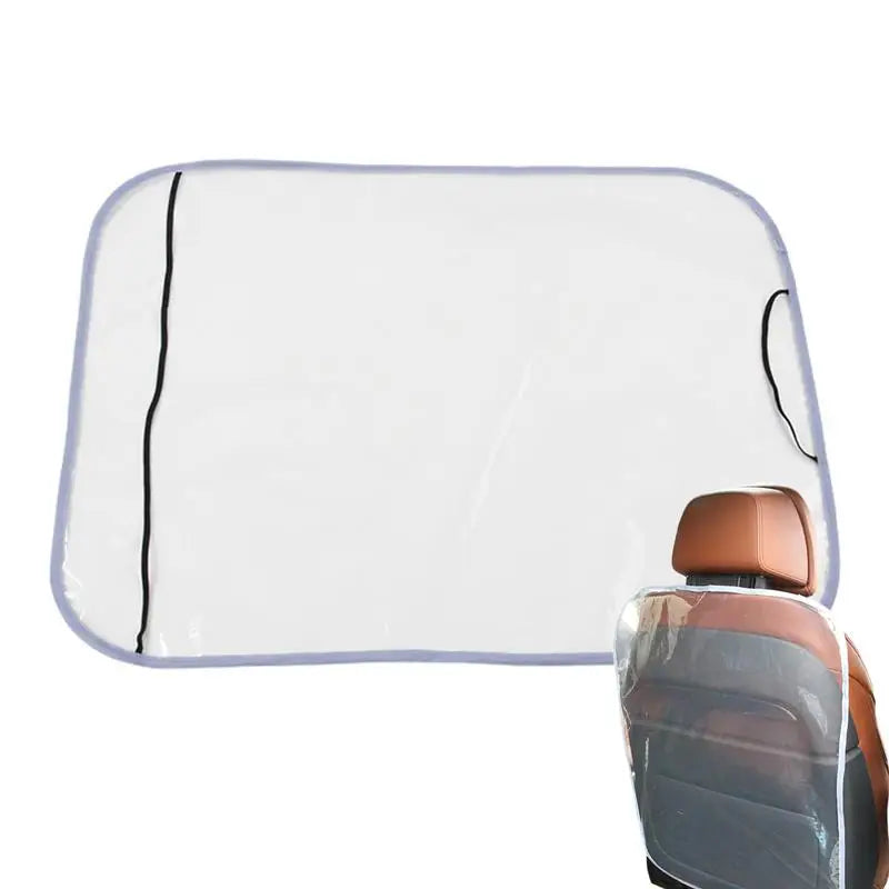 Protectores de Respaldo de Asiento de Coche, Protectores de Asiento Trasero con Lámina de PE, Protector de Asiento para Vehículos, Protege de la Suciedad y el Barro