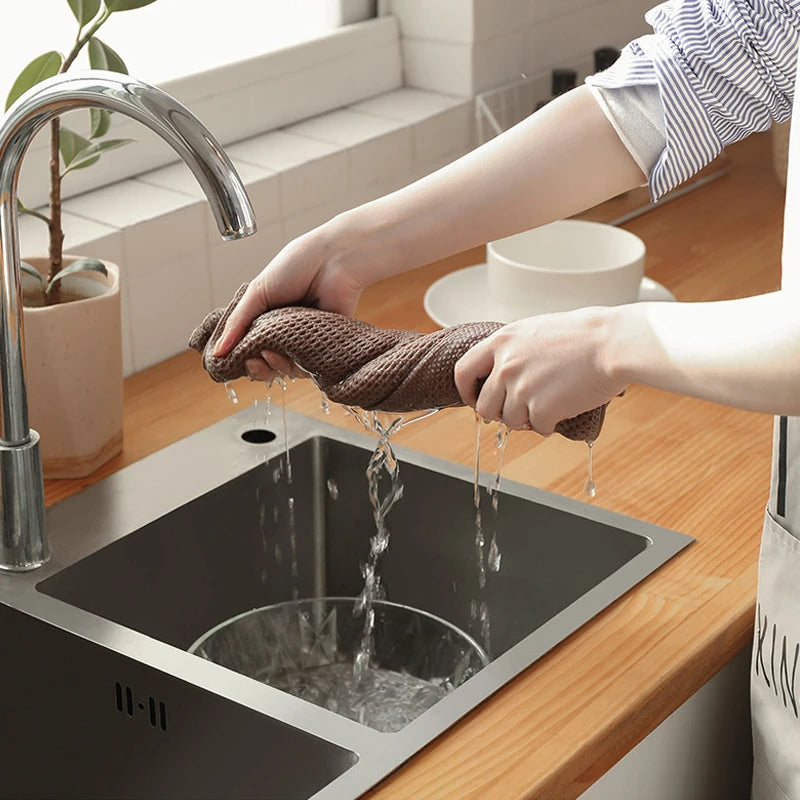 Paño de Cocina de Algodón Suave – Absorbente, Duradero y Perfecto para la Limpieza Diaria