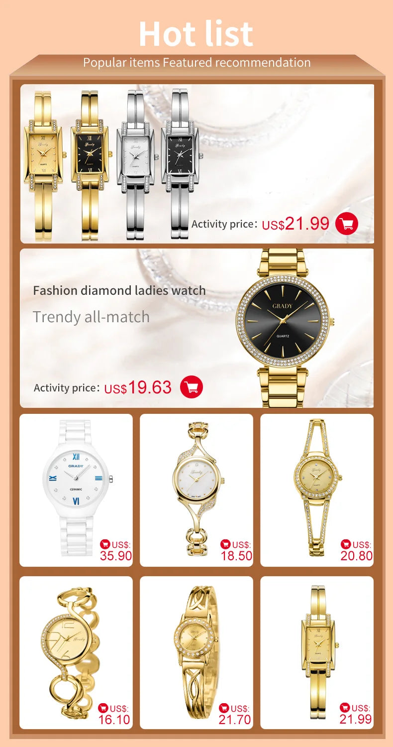 Women’s Luxury Ceramic Quartz Watch – Elegant, Modern & Perfect for Gifting
