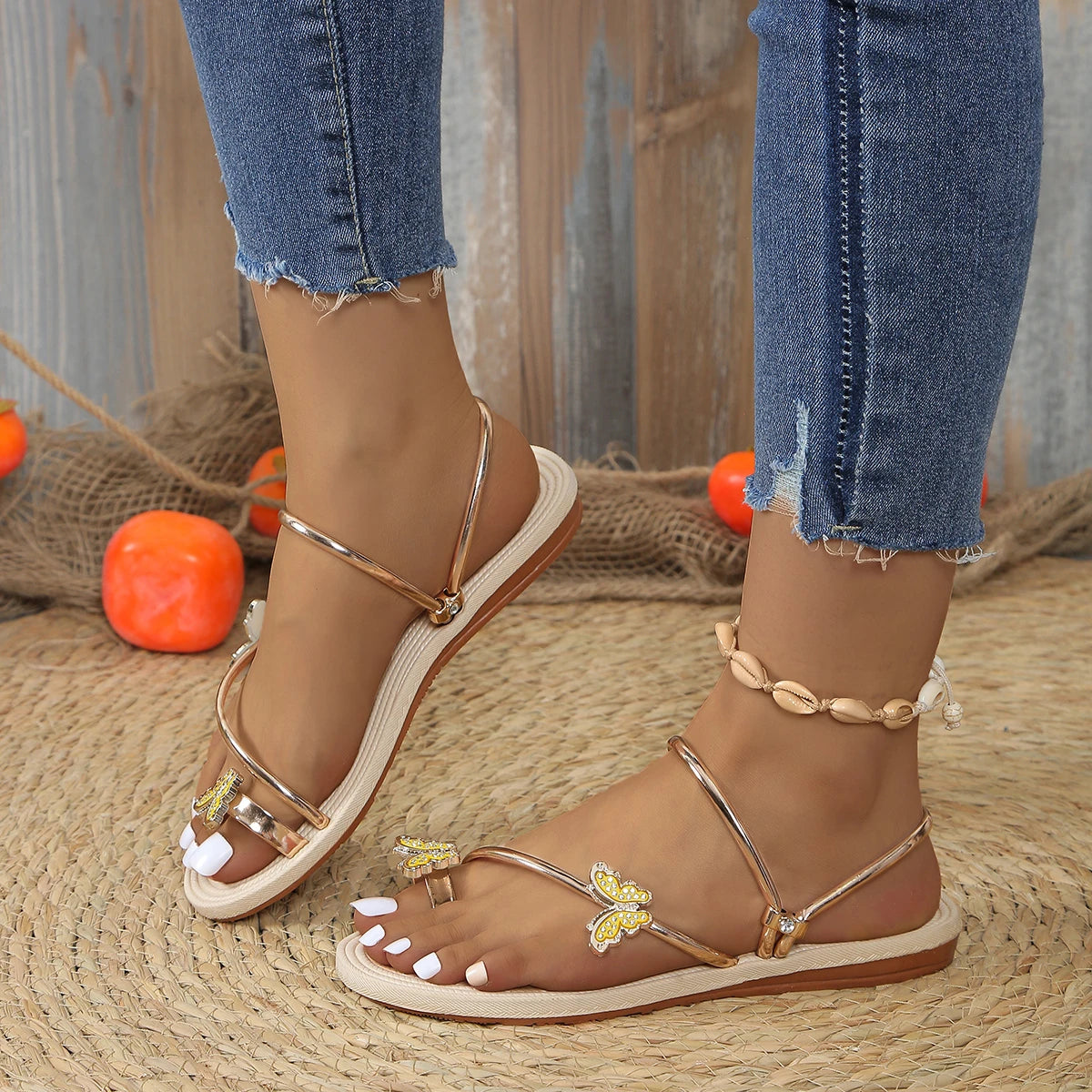 Dametøfler Nye sommermotesko for kvinner Strandtøfler Luksuriøse designersandaler Slides Dame Zapatos De Mujer