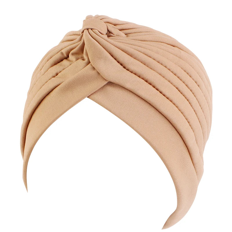 Knotted Ruffle Turban