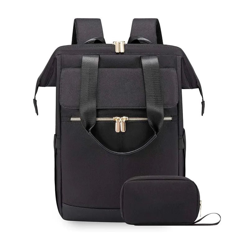 Laptop bag, travel and leisure mommy bag, diaper bag, men's and women's fashionable backpack