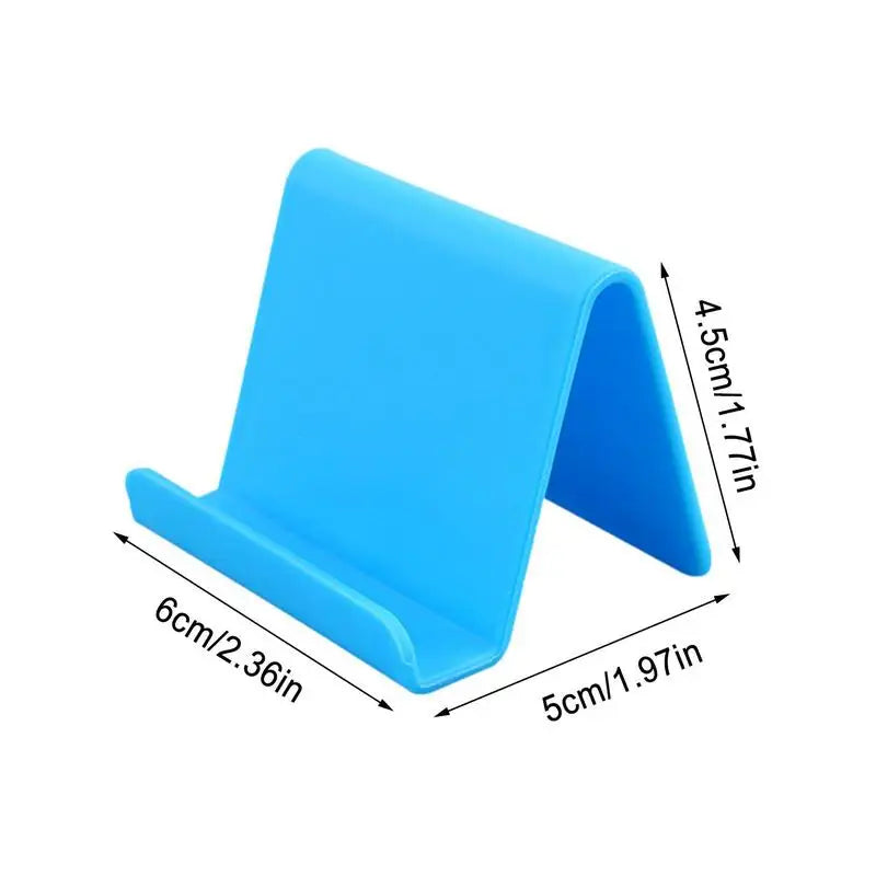 Lazy Bracket Mobile Phone Holder Table Desktop Stand Plastic Desk Mount Candy Color Mini Portable Holder Bracket for phone