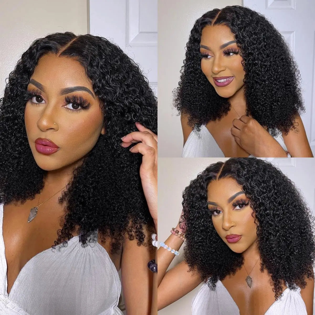 Kinky Curly Half Wig