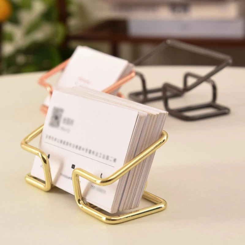 Business Card Holder Desk Bracket Cards Organizer Office Gift Display Holders Business Card Holder Desk Bracket Cards Organizer