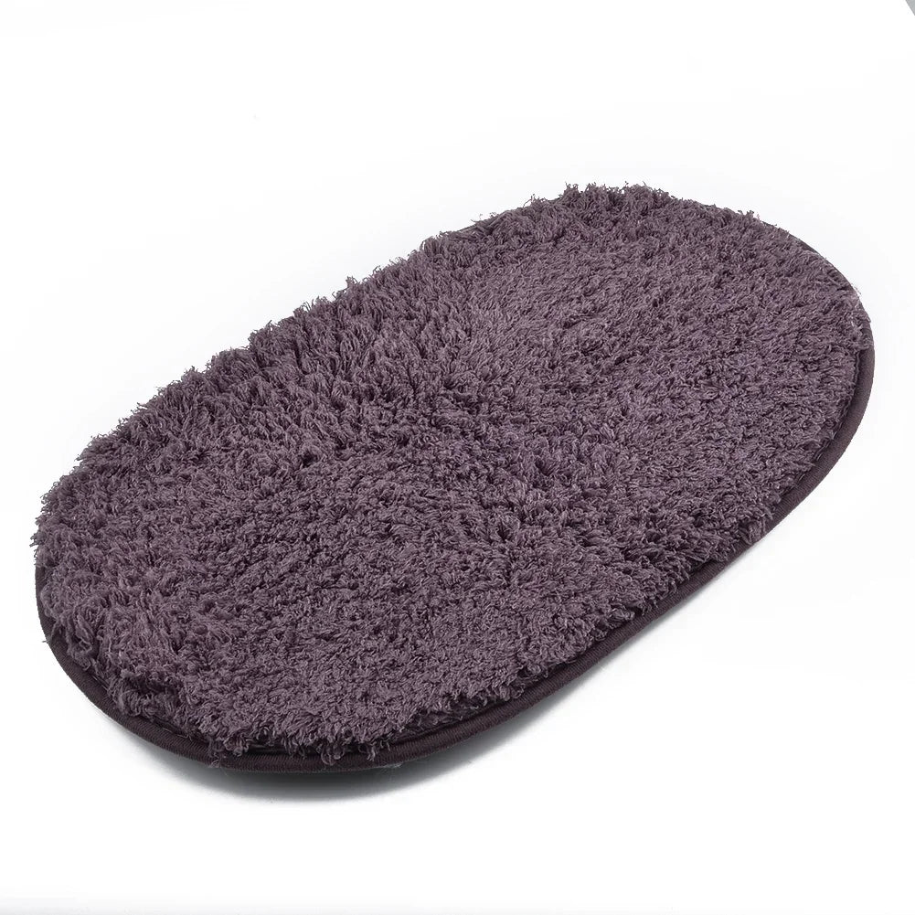 Alfombrillas de baño antideslizantes de cachemir de 30 x 50 cm, alfombra de piso para inodoro, fuerte absorción de agua, alfombra suave para ducha, cocina, dormitorio, accesorios de baño