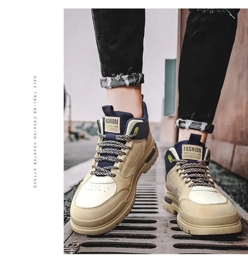Zapatillas Casual Vulcanizadas para Hombre – Zapatos de Suela Blanda para Caminar y Exteriores