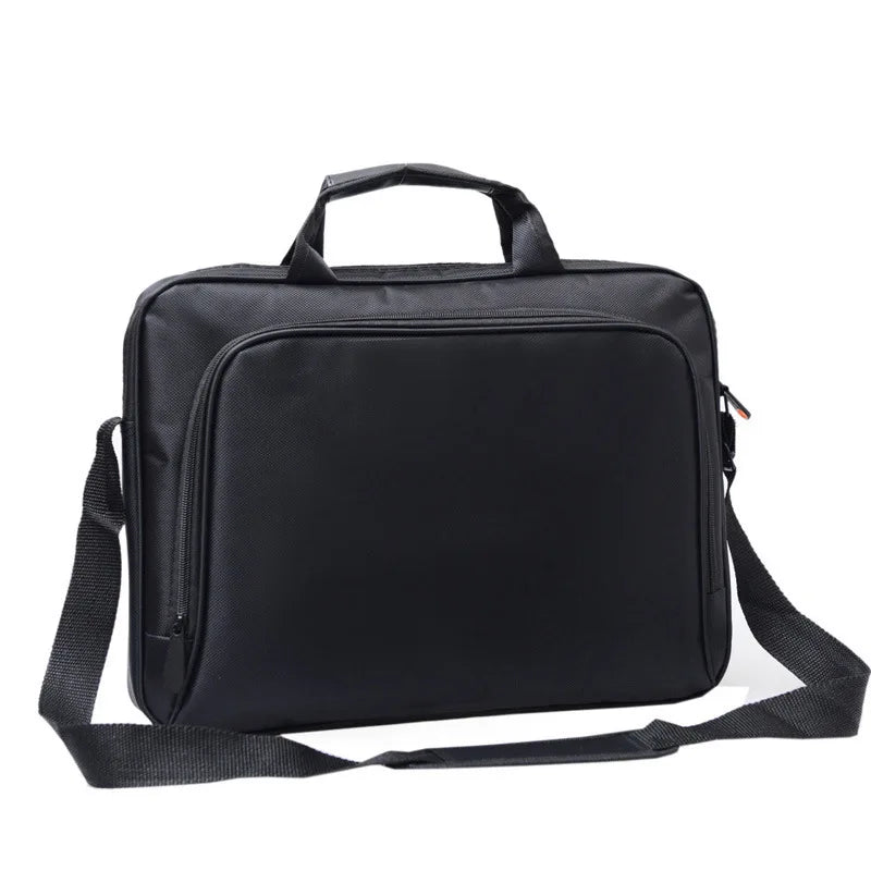 Business Laptop Bag 15.6 Inch 17 Inch Portable Nylon Computer Handbags Laptop Shoulder Simple Style Handbag Zipper Shoulderbag