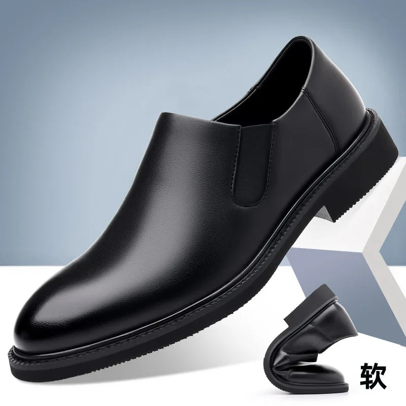 Zapatos formales italianos para hombre, zapatos de vestir de negocios de cuero para boda, zapatos Oxford para hombre, zapatos de oficina Scarpe Uomo Eleganti