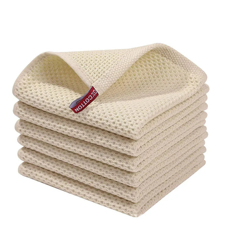 Paño de Cocina de Algodón Suave – Absorbente, Duradero y Perfecto para la Limpieza Diaria
