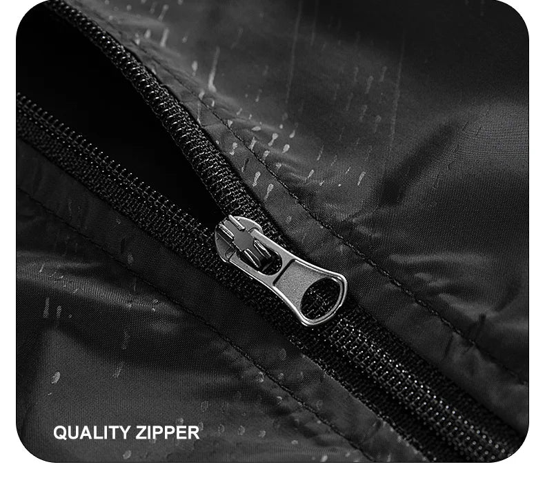 Chaqueta de senderismo JNLN para hombre y mujer, impermeable, con protección solar, cortavientos, unisex, para camping, escalada, para exteriores, impermeable, ropa portátil