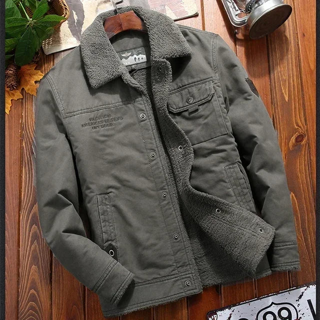 Ropa de abrigo: Chaqueta tipo bómber de forro polar, cortavientos para hombre, parkas masculinas gruesas y cálidas, chaquetas militares de invierno para hombre, abrigos con cuello de piel.