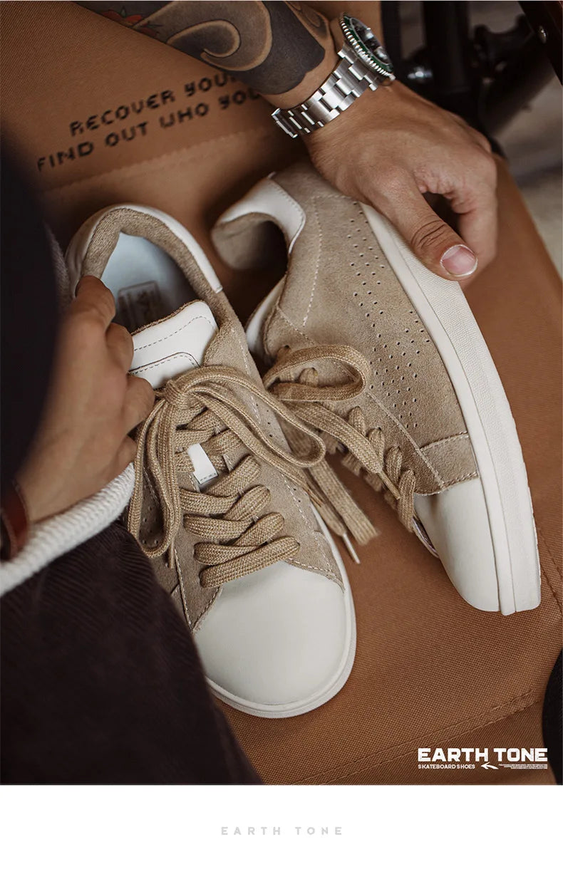 Maden Men's Shoes Autumn New Vintage Arrow Board Shoes Trend Sports Shoes Low Top Shoes Versatile Breathable Casual Shoes