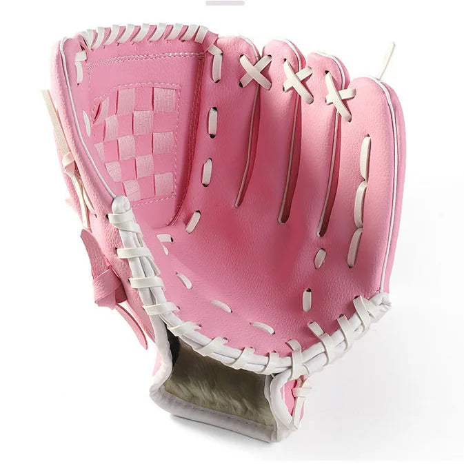 Guante de béisbol para deportes al aire libre, equipo de práctica de sóftbol, talla 9.5/10.5/11.5/12.5, para mano izquierda, para niños/adultos, hombres y mujeres, para entrenamiento