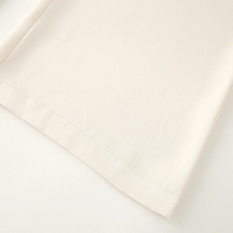 Conjuntos de pantalones para mujer TRAF, blusas de tubo de satén, conjunto de dos piezas para mujer, traje de verano elegante, pantalones de dos piezas, top sin mangas para mujer
