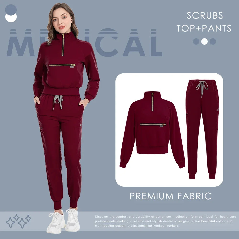 Wholesale Dentistry Workwear Operating Room Work Scrubs Set Hospital Doctor Clothes Medical Nurse Uniforms Clinical Surgery Suit