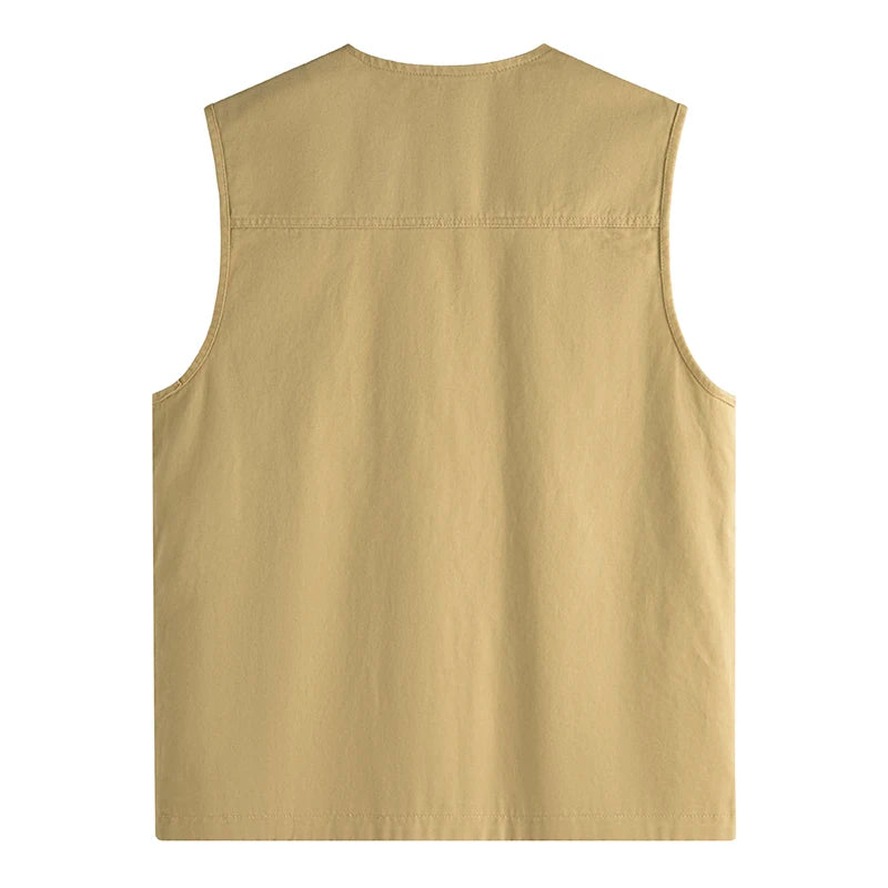 Summer Men's Lightweight Vests Outdoor Leisure Work Safari Fishing Travel Photo Hiking Waistcoats Mens Breathable Work Vests 8XL