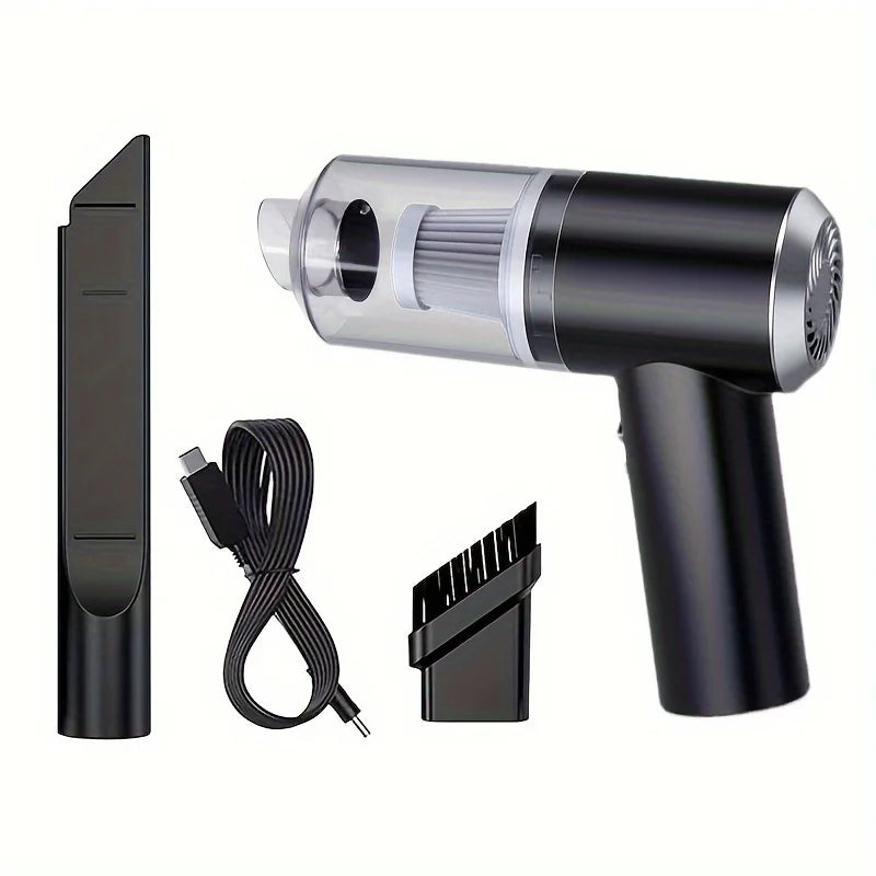 Mini aspirateur sans fil – Aspiration puissante et rechargeable pour la maison, la voiture et l'ordinateur