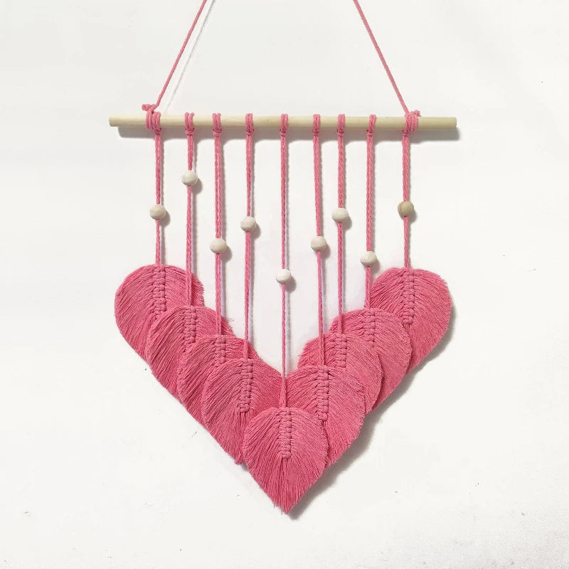 Décoration murale de maison de style bohème faite à la main, décoration suspendue pour pièce