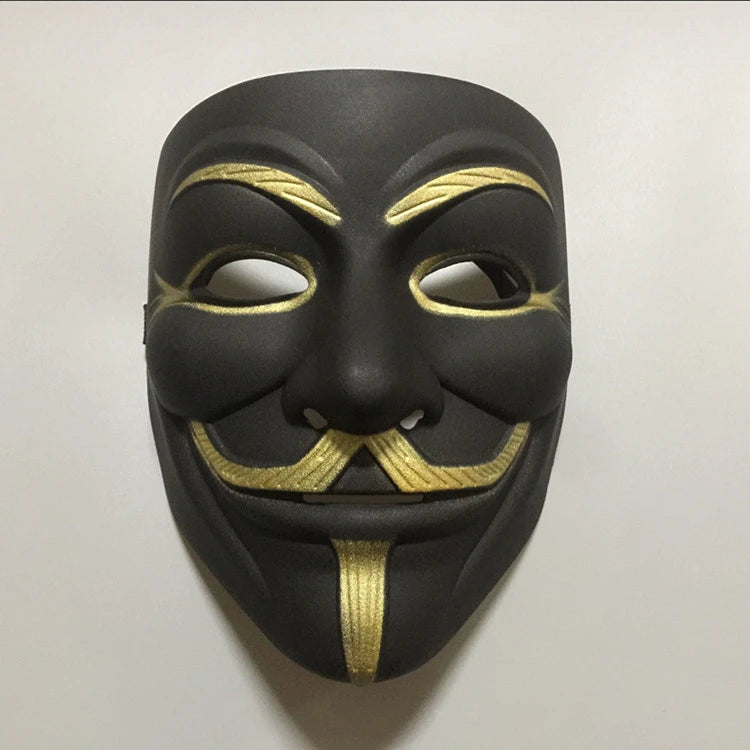 Máscaras de Cosplay de Halloween Máscara de Anónimo de V de Vendetta para Adultos y Niños, Máscara Temática de Película, Regalo de Fiesta, Accesorio de Disfraz de Cosplay