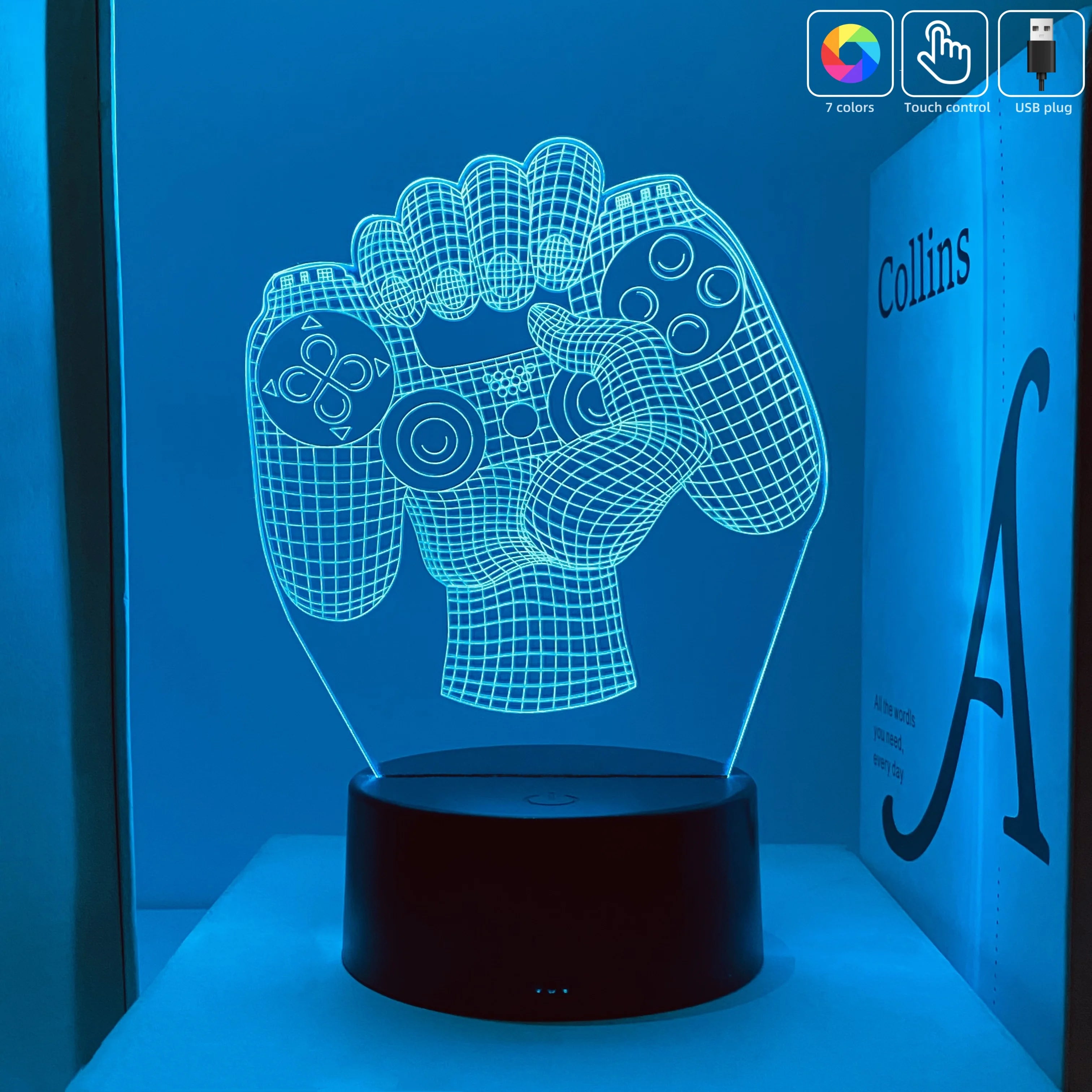 Gamepad Night Light – Fun, Relaxing & Perfect for Gamers