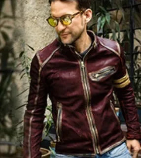 Ropa de cuero casual de hombre europea y americana, chaquetas de motorista con cuello alto para jóvenes a la moda con estilos únicos. S-5XL