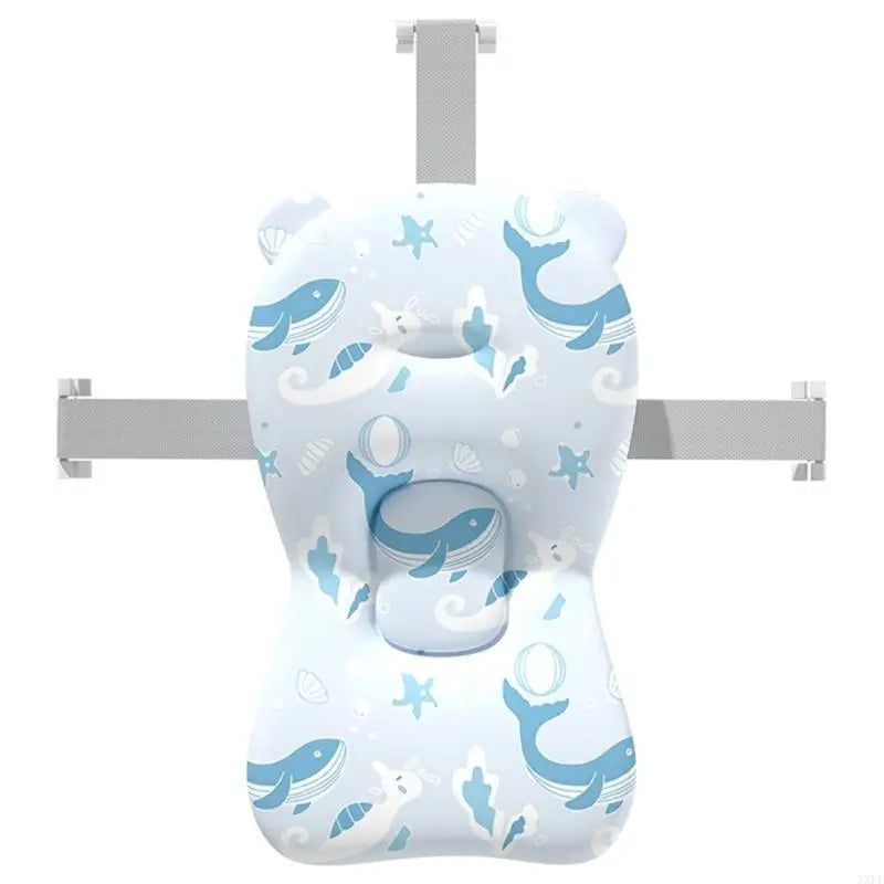 Colchoneta de Baño de Seguridad para Bebé Cojín Portátil Antideslizante para Bañera de Bebé Colchoneta de Apoyo para Ducha Suave Colchoneta Flotante de Seguridad para Bebé