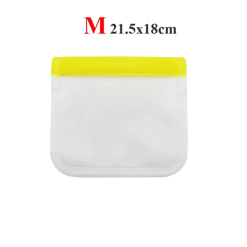 Bolsa de silicona reutilizable para alimentos