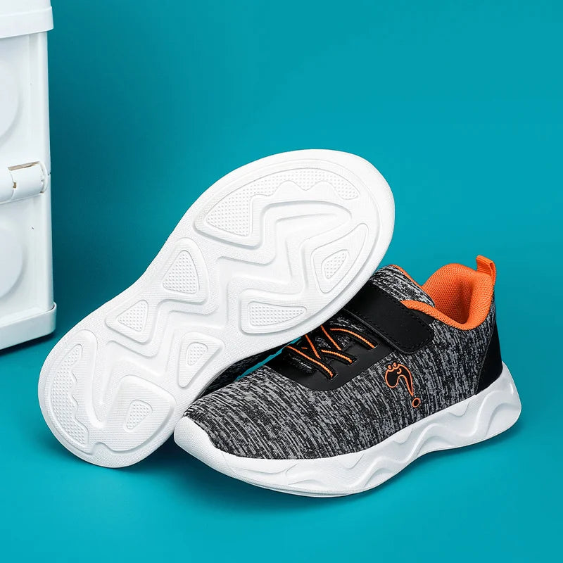 Zapatillas deportivas para niños, calzado antideslizante para correr, para niños, transpirables, suaves, informales para la escuela, calzado clásico de moda para caminar