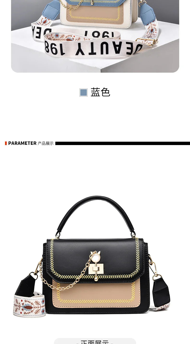 Bolso de hombro para mujer, de alta calidad, a la moda, de gran capacidad, casual, tipo bandolera