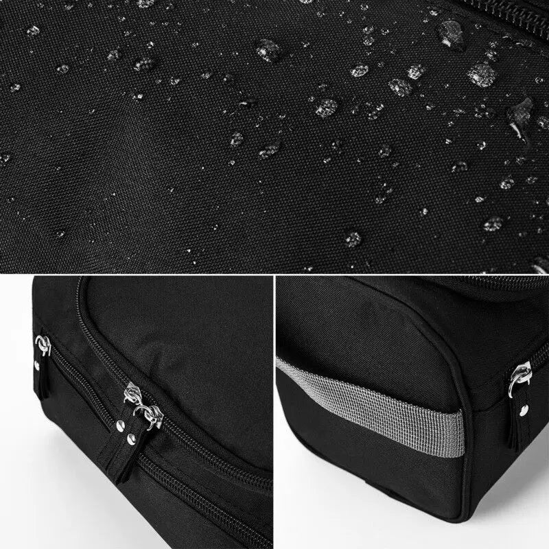 Bolsa de maquillaje portátil unisex, organizador de cosméticos impermeable de gran capacidad, neceser colgante para mujeres, hombres, lavado y afeitado
