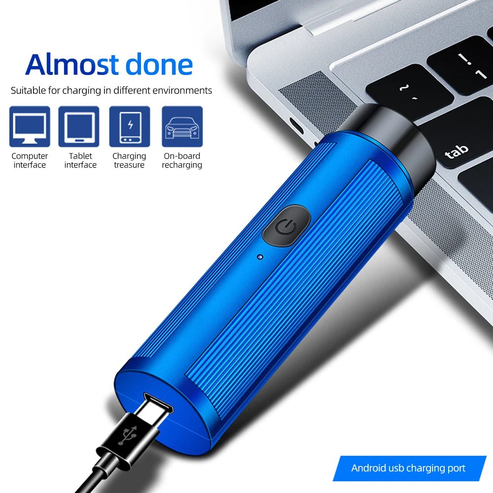 Mini afeitadora eléctrica recargable para hombres, depiladora, máquina de afeitar para mujeres, mini afeitadora para coches, herramientas de afeitado eléctrico
