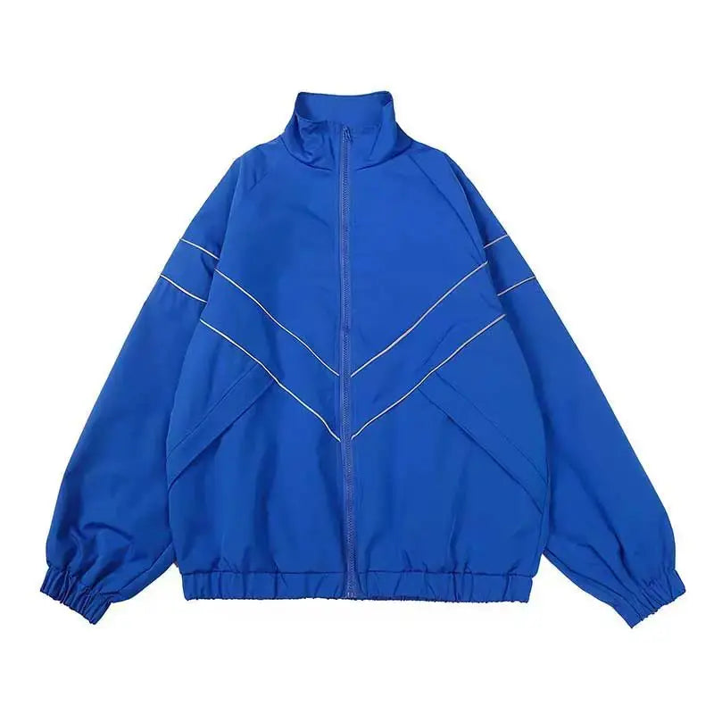 Herrejakker Streetwear Friluftsliv Jakke Herre Høst Ny Trend Vindjakke Par Mote Løs Glidelås Løse Topper