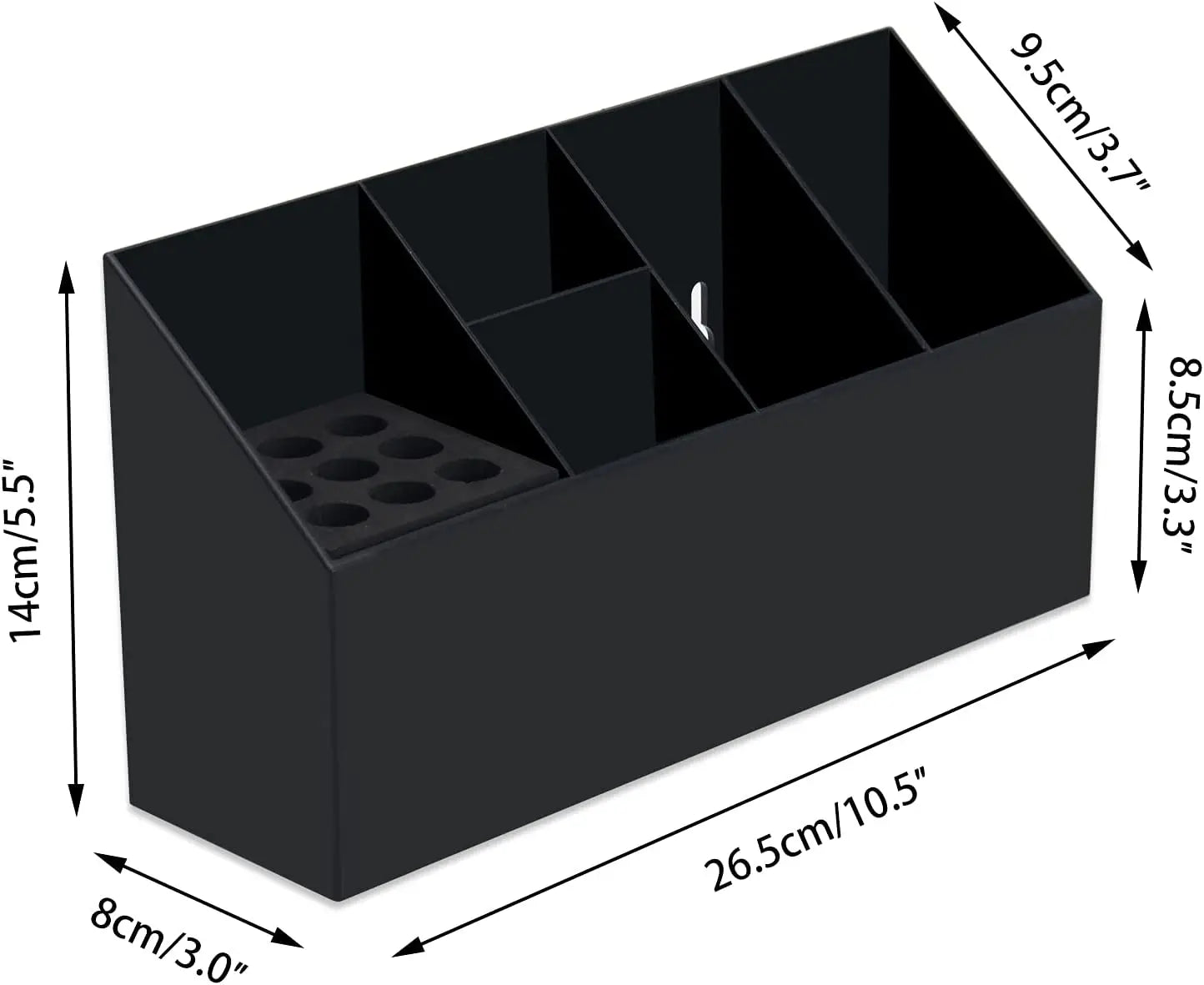 Caja de almacenamiento de herramientas para peluquería, multifunción, para peines, pinzas, botellas, soporte para tijeras de peluquería, organizador de herramientas de barbero