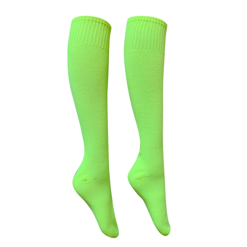 Calcetines deportivos de fútbol al aire libre, rugby, transpirables, de rodilla, para voleibol, béisbol, hockey, calcetines largos para adultos