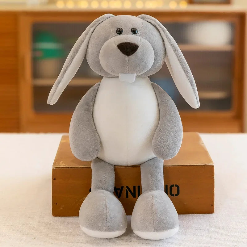Peluches Animaux Jouets Poupées Douces Jungle Lion Éléphant Tigre Chien Renard Singe Cerf Enfants Cadeau Kawaii Bébé Enfants Hobbie Jouets