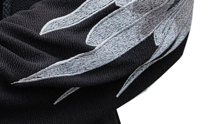 Sudadera con capucha bordada para hombre, ropa masculina, Hip Hop, sudadera blanca de lujo sin marca, ropa de calle para otoño, barata, Emo
