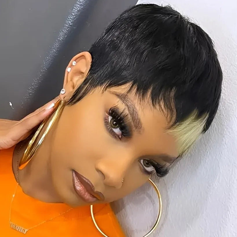 Blonde Pixie Hair Wig