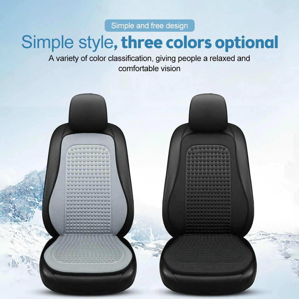 Cojín de coche TIMOTRAS, cojín refrescante de verano, funda de asiento de seda helada, cojín refrescante universal de temporada para coche