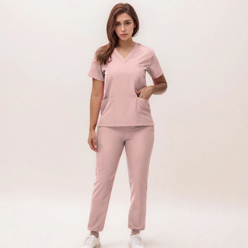 Unisex Medical Scrub Set – Modern, Comfortable & Professional for Healthcare Work