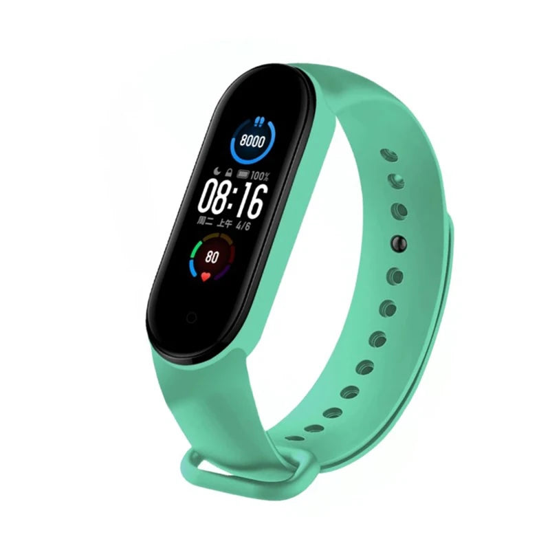 M6 Smartwatch Hombre Mujer Pulsera Inteligente de Fitness Banda Deportiva Monitor de Frecuencia Cardíaca y Presión Arterial Relojes Impermeables Multifunción