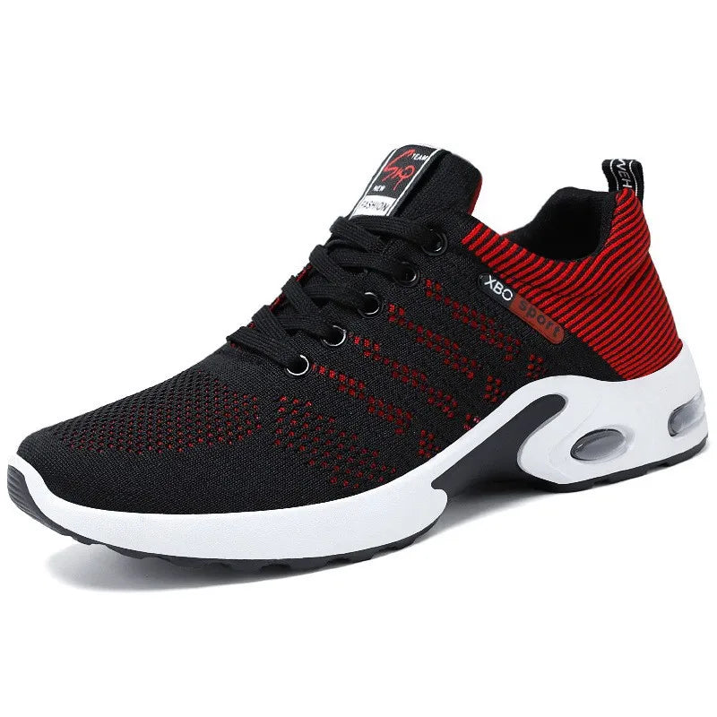 Zapatos de hombre primavera nueva tendencia zapatos de hombre transpirables con cordones zapatillas de correr versión coreana de zapatos ligeros casuales para caminar hombre