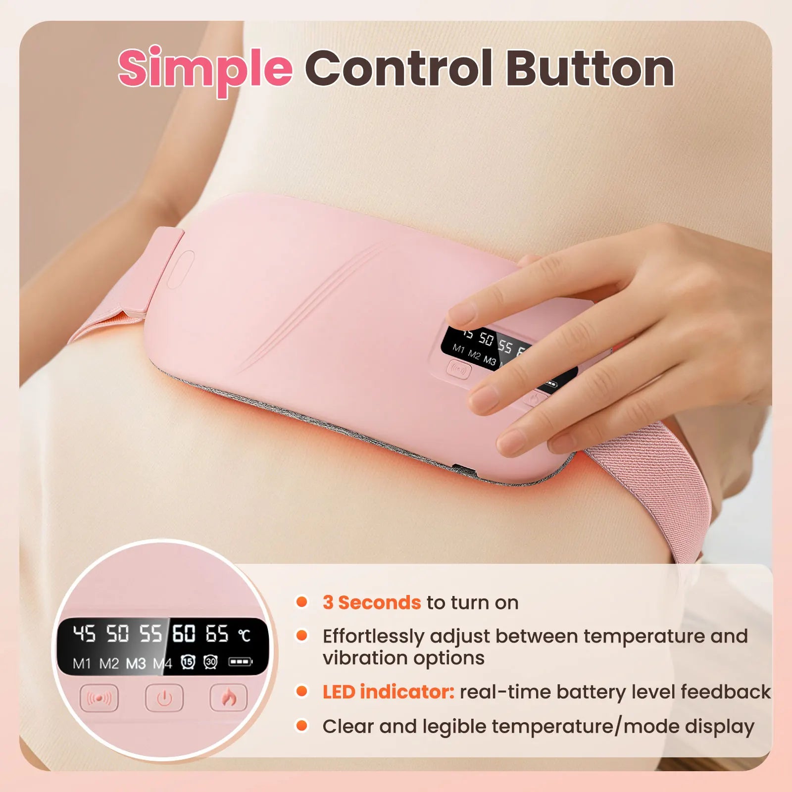 Masajeador Eléctrico para Cólicos Menstruales