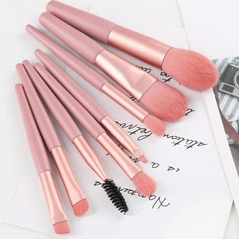 8-Piece Makeup Brush Set