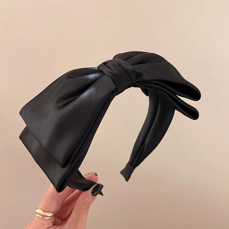1 serre-tête élégant à nœud papillon, style coréen rétro, style vintage, pour filles et femmes, accessoire de coiffure pour les fêtes