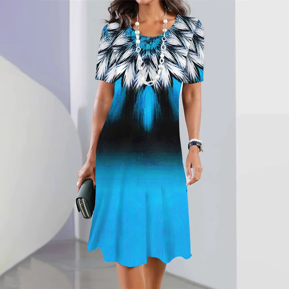 Vestido Elegante de Verano para Mujer – Tejido Suave y Fluido