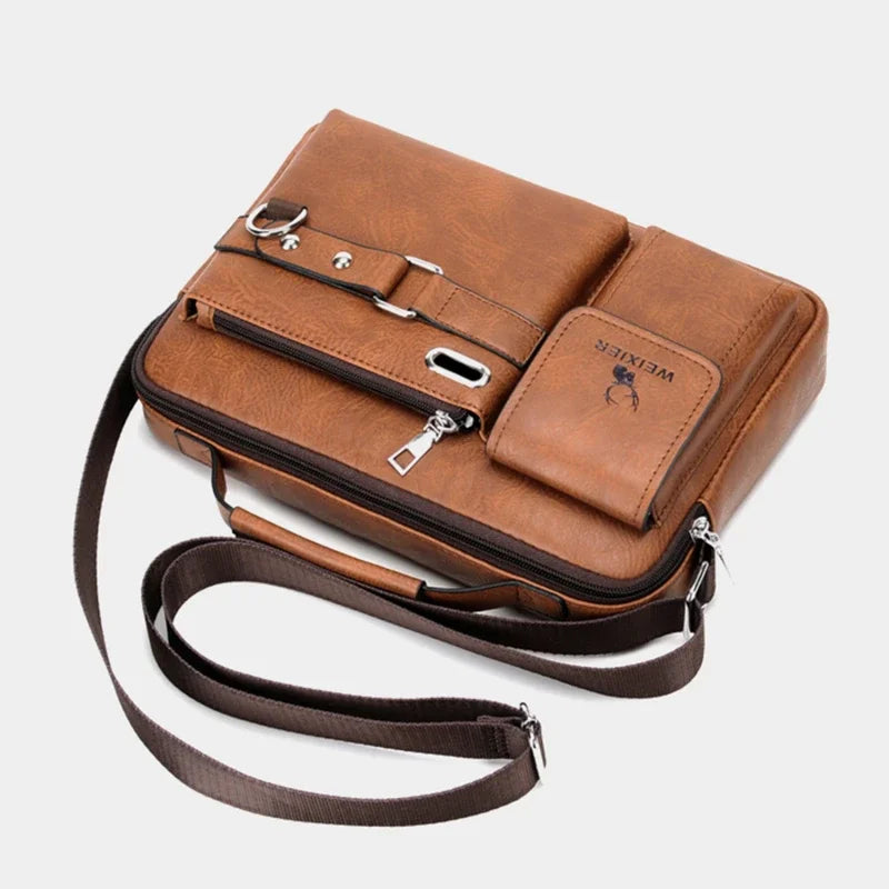 Bolsos Cruzados para Hombre Bolsos de Hombro Impermeables Multifunción Viaje Trabajo Negocios